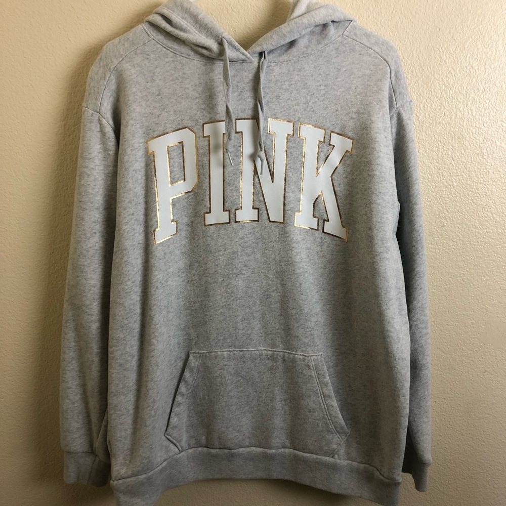 PINK Victoria's Secret Light Gray Sweatshirt